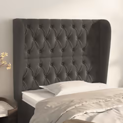 VidaXL 3117541 testiera e pedana Grigio scuro