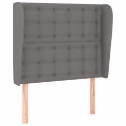 VidaXL 3117553, Grigio scuro, Poliestere, Legno, 830 mm, 78 cm, 88 cm, 230 mm