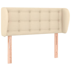 VidaXL 3117557 testiera e pedana Crema