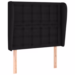 VidaXL 3117570, Nero, Poliestere, Legno, 1030 mm, 78 cm, 88 cm, 230 mm