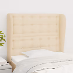 VidaXL 3117581 testiera e pedana Crema