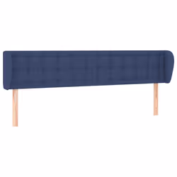 Testiera ad Orecchio Blu 183x23x78/88 cm in Tessutocod mxl 73670 - Vista aggiuntiva 2