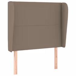 VidaXL 3117654, Grigio talpa, Poliestere, Legno, 830 mm, 118 cm, 128 cm, 230 mm