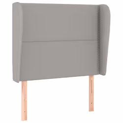 VidaXL 3117790, Grigio chiaro, Poliestere, Legno, 830 mm, 118 cm, 128 cm, 230 mm