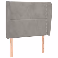 VidaXL 3117846, Grigio chiaro, Poliestere, Legno, 830 mm, 118 cm, 128 cm, 230 mm