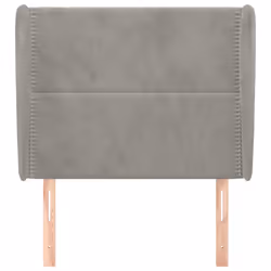 VidaXL 3117852 testiera e pedana Grigio chiaro