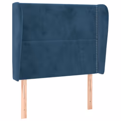 VidaXL 3117856, Blu scuro, Poliestere, Legno, 930 mm, 118 cm, 128 cm, 230 mm