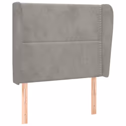 VidaXL 3117870, Grigio chiaro, Poliestere, Legno, 1630 mm, 118 cm, 128 cm, 230 mm