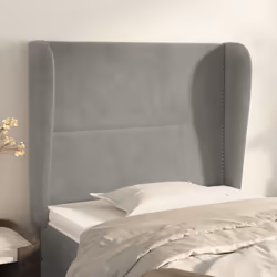 VidaXL 3117870 testiera e pedana Grigio chiaro