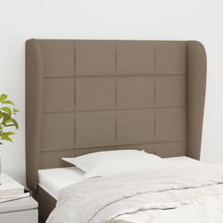 Testiera ad Orecchio Tortora 83x23x118/128 cm in Tessutocod mxl 121588