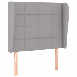 VidaXL 3117938, Grigio chiaro, Poliestere, Legno, 930 mm, 118 cm, 128 cm, 230 mm