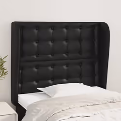 VidaXL 3118040 testiera e pedana Nero