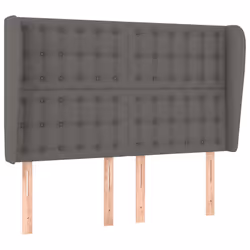 VidaXL 3118050, Grigio, Cotone, Poliestere, Cloruro di polivinile (PVC), 1470 mm, 118 cm, 128 cm, 230 mm