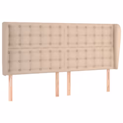 vidaXL Testiera ad Orecchio Cappuccino 183x23x118/128 cm in Similpelle - Vista aggiuntiva 2