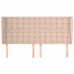 vidaXL Testiera ad Orecchio Cappuccino 183x23x118/128 cm in Similpelle - Vista aggiuntiva 3