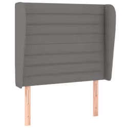 VidaXL 3118071, Grigio scuro, Poliestere, Legno, 830 mm, 118 cm, 128 cm, 230 mm