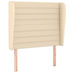 VidaXL 3118075 testiera e pedana Crema