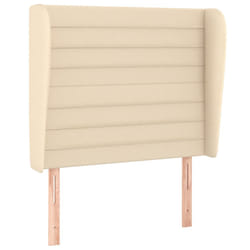 VidaXL 3118115 testiera e pedana Crema