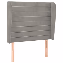 VidaXL 3118126, Grigio chiaro, Poliestere, Legno, 830 mm, 118 cm, 128 cm, 230 mm