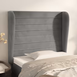 VidaXL 3118126 testiera e pedana Grigio chiaro