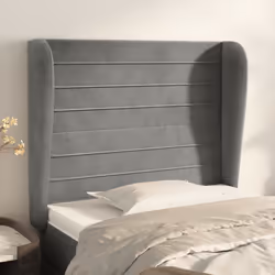 VidaXL 3118132 testiera e pedana Grigio chiaro