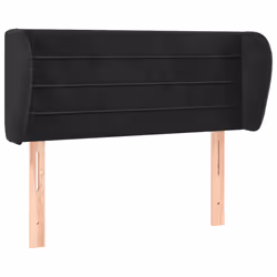 VidaXL 3118140, Nero, Poliestere, Legno, 1030 mm, 118 cm, 128 cm, 230 mm
