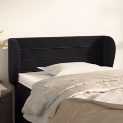 VidaXL 3118140 testiera e pedana Nero