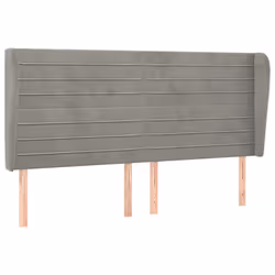 VidaXL 3118150, Grigio chiaro, Poliestere, Legno, 1630 mm, 118 cm, 128 cm, 230 mm