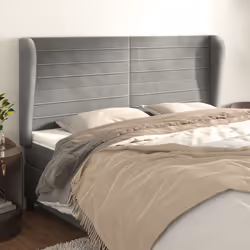 VidaXL 3118150 testiera e pedana Grigio chiaro