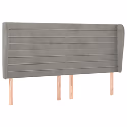 VidaXL 3118162, Grigio chiaro, Poliestere, Legno, 2030 mm, 118 cm, 128 cm, 230 mm