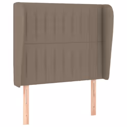 VidaXL 3118180, Grigio talpa, Poliestere, Legno, 930 mm, 118 cm, 128 cm, 230 mm