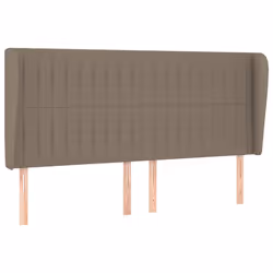 VidaXL 3118204, Grigio talpa, Poliestere, Legno, 1630 mm, 118 cm, 128 cm, 230 mm