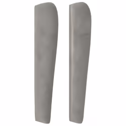 VidaXL 3118236 testiera e pedana Grigio chiaro - Vista aggiuntiva 4