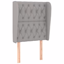 VidaXL 3118266, Grigio chiaro, Poliestere, Legno, 830 mm, 118 cm, 128 cm, 230 mm
