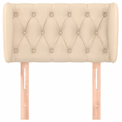 VidaXL 3118287 testiera e pedana Crema