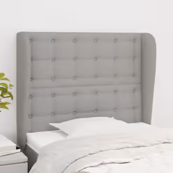 VidaXL 3118364 testiera e pedana Grigio chiaro