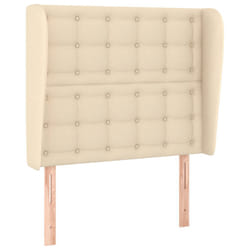 VidaXL 3118377 testiera e pedana Crema