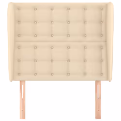 VidaXL 3118377 testiera e pedana Crema