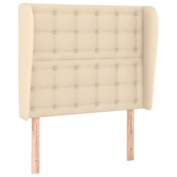 VidaXL 3118417 testiera e pedana Crema