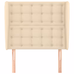 VidaXL 3118417 testiera e pedana Crema