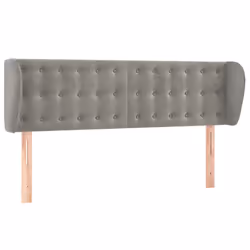 VidaXL 3118420, Grigio chiaro, Poliestere, Legno, 830 mm, 118 cm, 128 cm, 230 mm