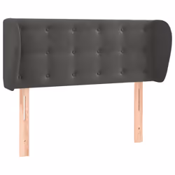 VidaXL 3118427, Grigio scuro, Poliestere, Legno, 930 mm, 118 cm, 128 cm, 230 mm