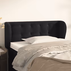 VidaXL 3118440 testiera e pedana Nero