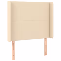 VidaXL 3118467, Crema, Poliestere, Legno, 830 mm, 78 cm, 88 cm, 160 mm
