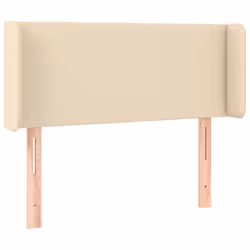 VidaXL 3118475, Crema, Poliestere, Legno, 930 mm, 78 cm, 88 cm, 160 mm