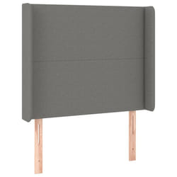 VidaXL 3118511 testiera e pedana Grigio scuro
