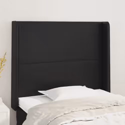 VidaXL 3118578 testiera e pedana Nero