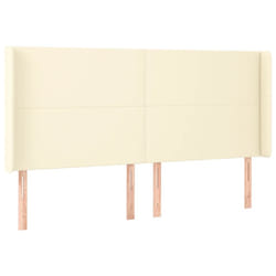 VidaXL 3118586 testiera e pedana Crema