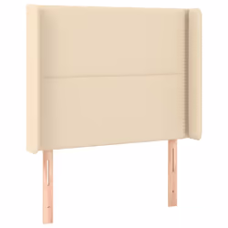 VidaXL 3118647, Crema, Poliestere, Legno, 1830 mm, 78 cm, 88 cm, 160 mm