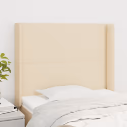 VidaXL 3118647 testiera e pedana Crema